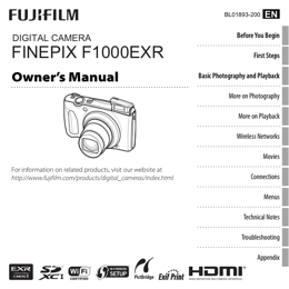 Fujifilm FinePix F1000EXR product image