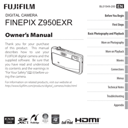 Fujifilm FinePix Z950EXR product image
