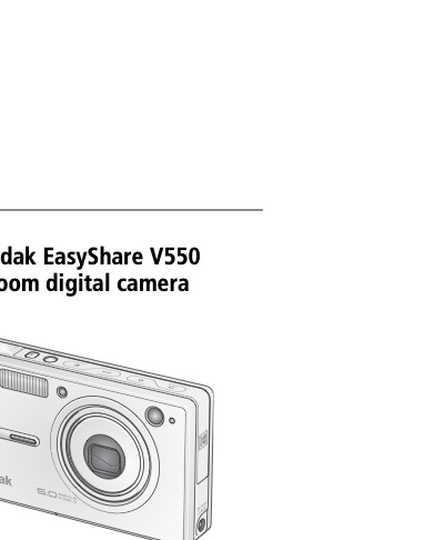 Kodak EasyShare V550 product image